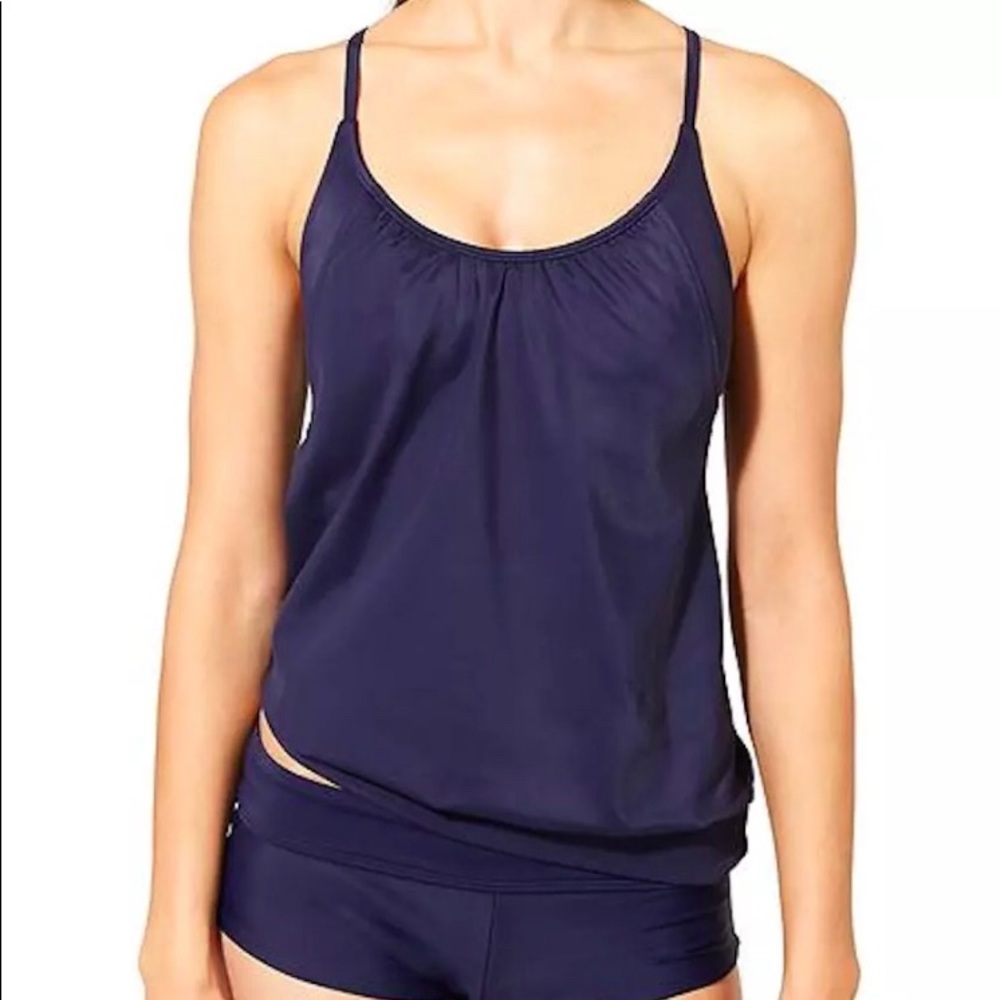 Athletes Blousy Tankini Top